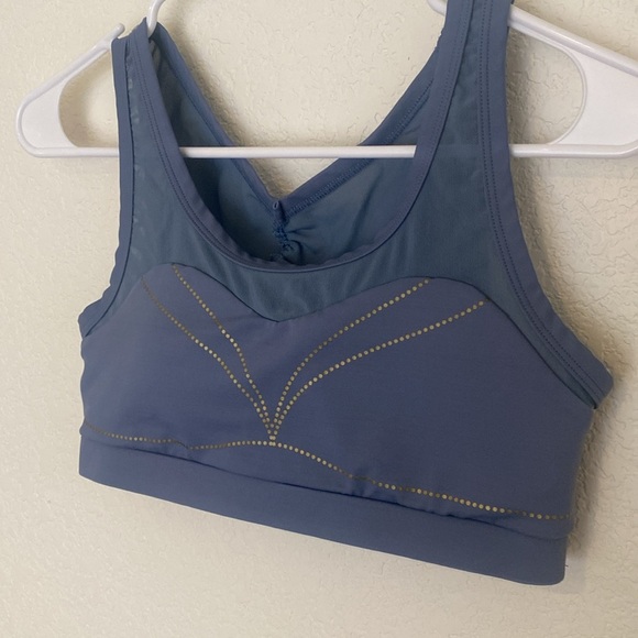 Cleo Harper Set of 3 sports bras Small blue, rose, black, gold - Picture 3 of 14